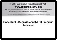 Code Card Mega Aerodactyl EX Premium Collection