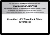Code Card XY Three Pack Blister Gyarados